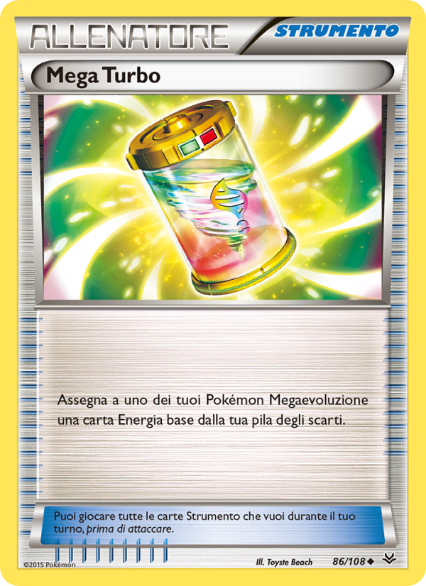 Mega Turbo 086/112 — Roaring Skies (Italian Pokémon TCG card)