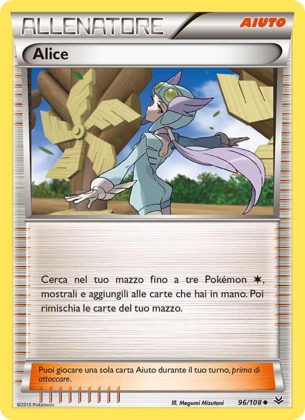 Alice 096/112 — Roaring Skies (Italian Pokémon TCG card)