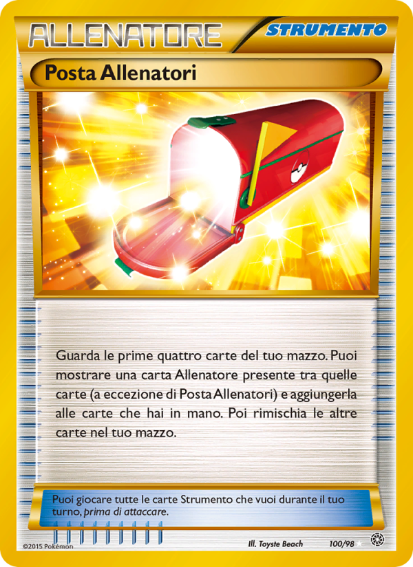 Posta Allenatori 100/101 — Ancient Origins (Italian Pokémon TCG card)