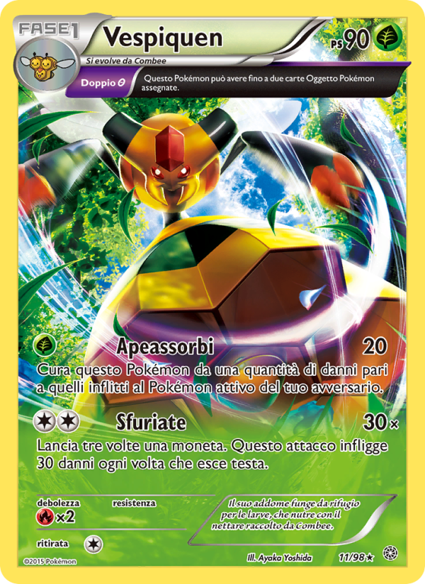 Vespiquen 011/101 — Ancient Origins (Italian Pokémon TCG card)