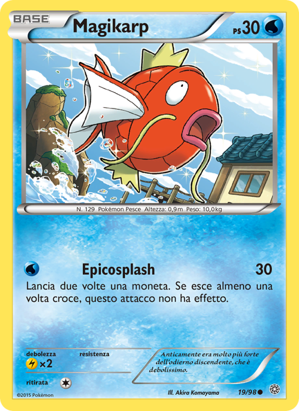 Magikarp 019/101 — Ancient Origins (Italian Pokémon TCG card)