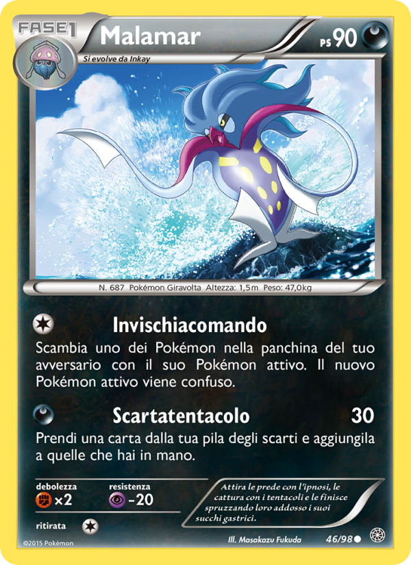 Malamar 046/101 — Ancient Origins (Italian Pokémon TCG card)