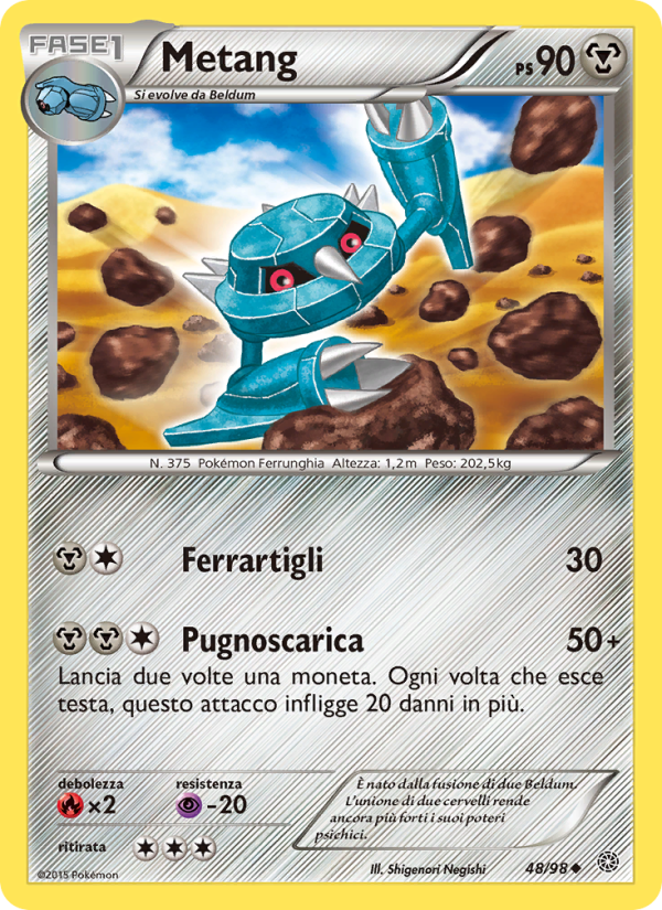 Metang 048/101 — Ancient Origins (Italian Pokémon TCG card)