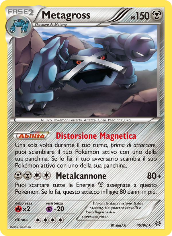 Metagross 049/101 — Ancient Origins (Italian Pokémon TCG card)