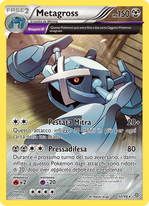 Metagross 050/101 — Ancient Origins (Italian Pokémon TCG card)