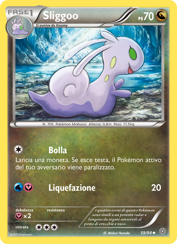 Sliggoo 059/101 — Ancient Origins (Italian Pokémon TCG card)