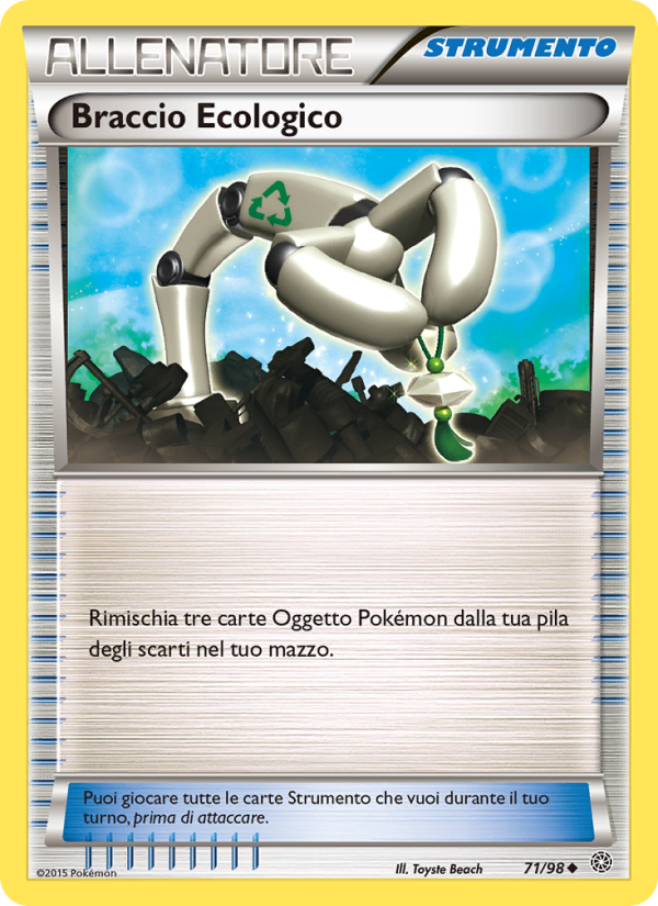 Braccio Ecologico 071/101 — Ancient Origins (Italian Pokémon TCG card)