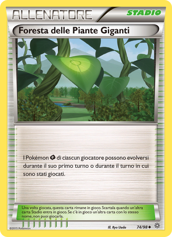 Foresta delle Piante Giganti 074/101 — Ancient Origins (Italian Pokémon TCG card)