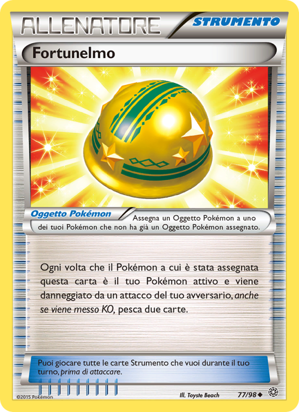 Fortunelmo 077/101 — Ancient Origins (Italian Pokémon TCG card)