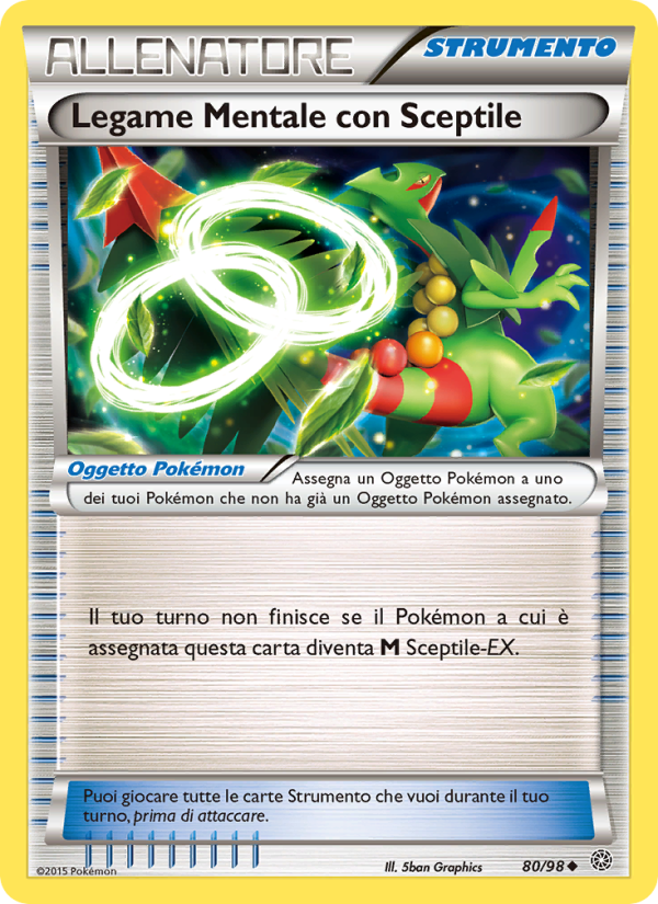 Legame Mentale con Sceptile 080/101 — Ancient Origins (Italian Pokémon TCG card)