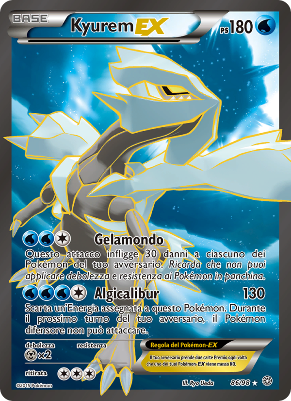 Kyurem EX 086/101 — Ancient Origins (Italian Pokémon TCG card)