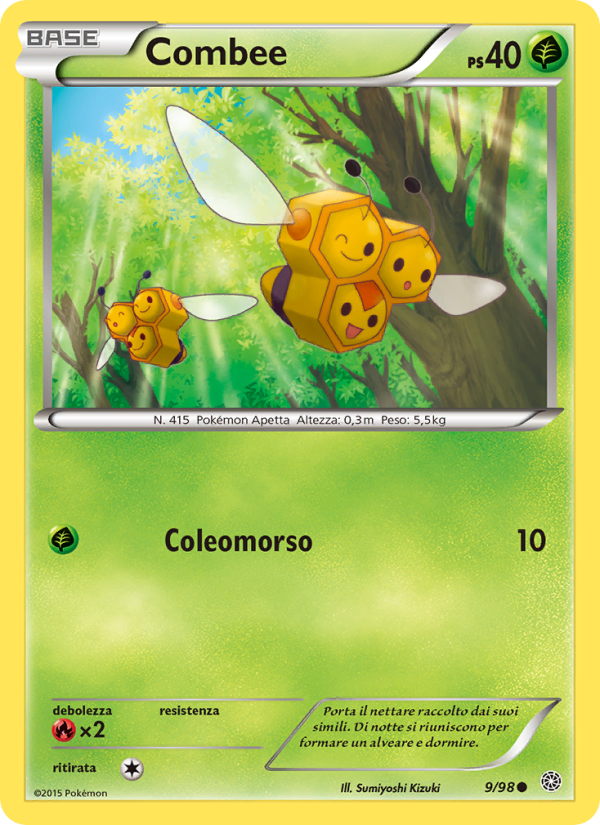 Combee 009/101 — Ancient Origins (Italian Pokémon TCG card)