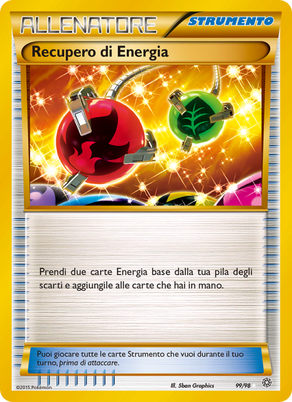 Recupero di Energia 099/101 — Ancient Origins (Italian Pokémon TCG card)