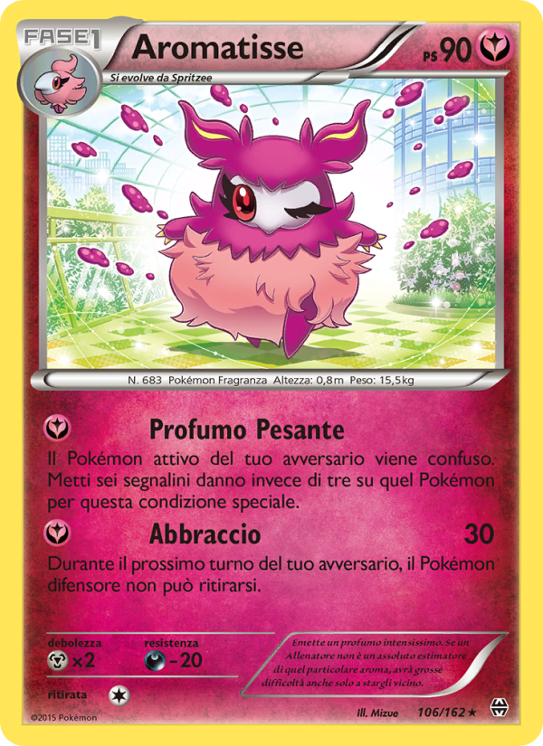 Aromatisse 106/165 — BREAKthrough (Italian Pokémon TCG card)