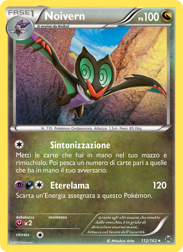 Noivern 112/165 — BREAKthrough (Italian Pokémon TCG card)