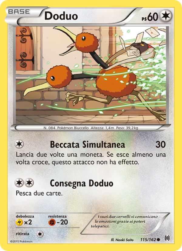 Doduo 115/165 — BREAKthrough (Italian Pokémon TCG card)
