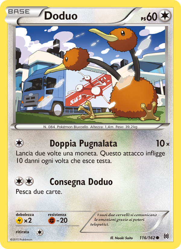 Doduo 116/165 — BREAKthrough (Italian Pokémon TCG card)