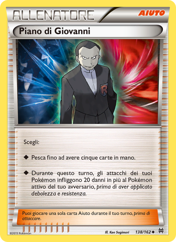 Piano di Giovanni 138/165 — BREAKthrough (Italian Pokémon TCG card)