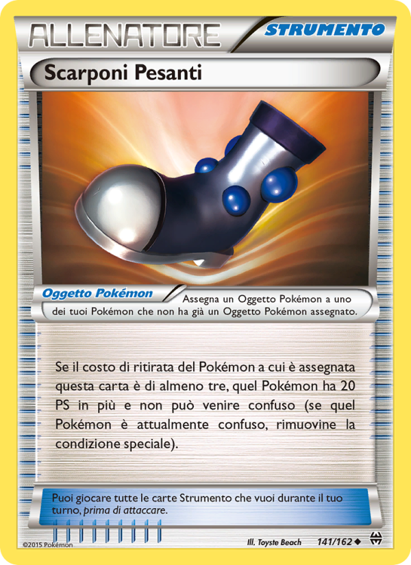 Scarponi Pesanti 141/165 — BREAKthrough (Italian Pokémon TCG card)