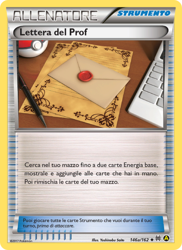 Lettera del Prof 146a — BREAKthrough (Italian Pokémon TCG card)