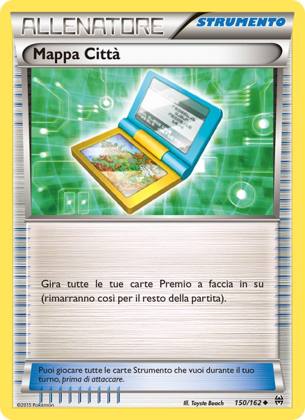 Mappa Città 150/165 — BREAKthrough (Italian Pokémon TCG card)