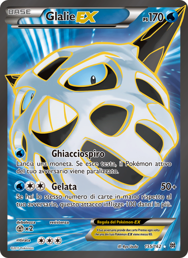 Glalie EX 155/165 — BREAKthrough (Italian Pokémon TCG card)