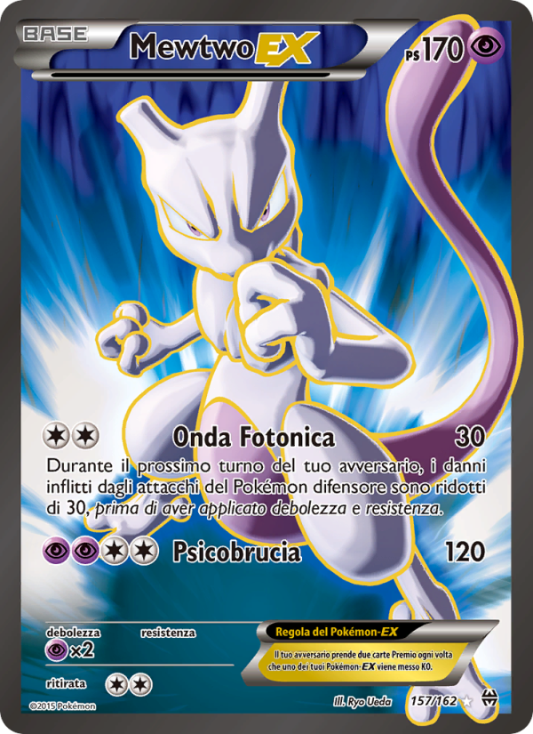 Mewtwo EX 157/165 — BREAKthrough (Italian Pokémon TCG card)