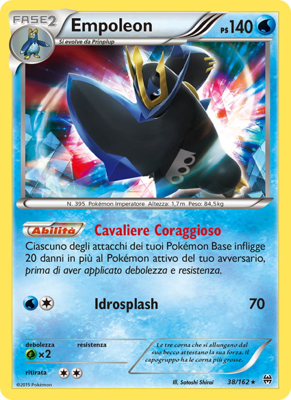 Empoleon 038/165 — BREAKthrough (Italian Pokémon TCG card)