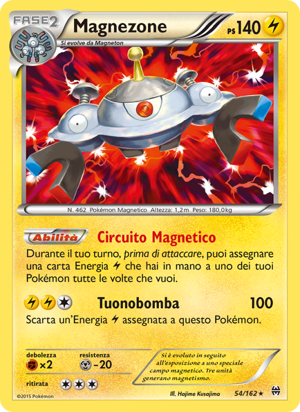 Magnezone 054/165 — BREAKthrough (Italian Pokémon TCG card)