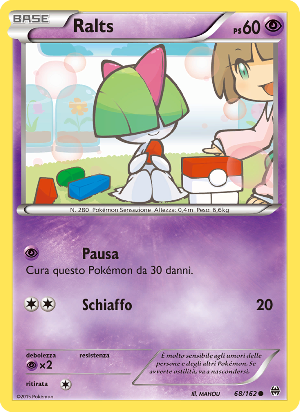 Ralts 068/165 — BREAKthrough (Italian Pokémon TCG card)