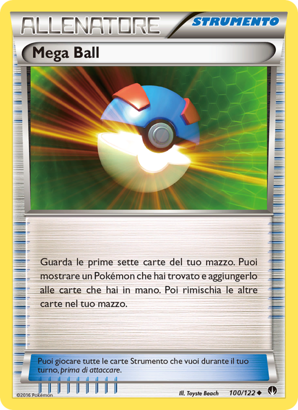 Mega Ball 100/126 — BREAKpoint (Italian Pokémon TCG card)