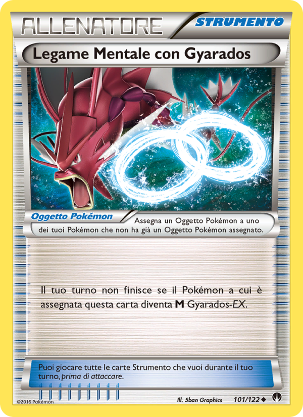 Legame Mentale con Gyarados 101/126 — BREAKpoint (Italian Pokémon TCG card)