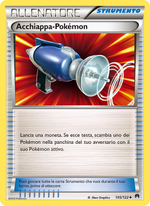 Acchiappa-Pokémon 105/126 — BREAKpoint (Italian Pokémon TCG card)