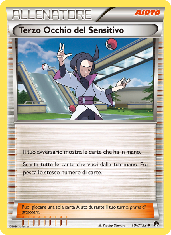Terzo Occhio del Sensitivo 108/126 — BREAKpoint (Italian Pokémon TCG card)