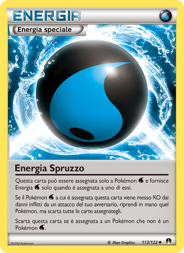 Energia Spruzzo 113/126 — BREAKpoint (Italian Pokémon TCG card)