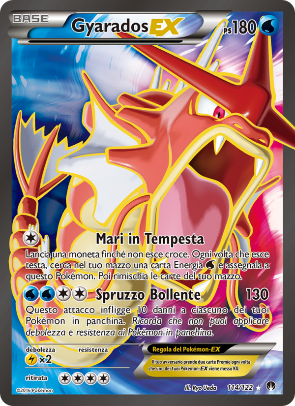 Gyarados EX 114/126 — BREAKpoint (Italian Pokémon TCG card)