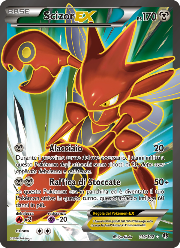 Scizor EX 119/126 — BREAKpoint (Italian Pokémon TCG card)