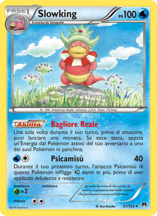 Slowking 021/126 — BREAKpoint (Italian Pokémon TCG card)