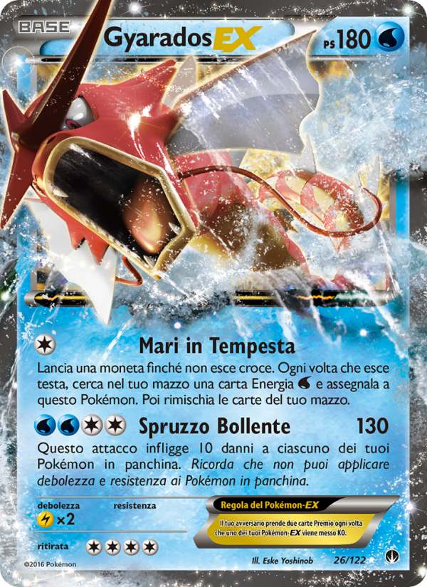 Gyarados EX 026/126 — BREAKpoint (Italian Pokémon TCG card)