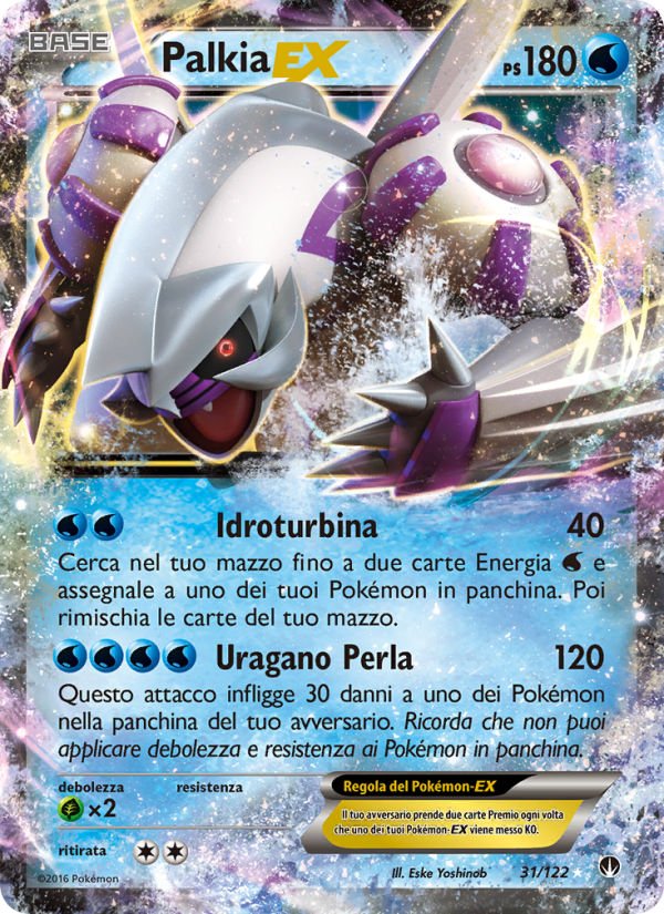 Palkia EX 031/126 — BREAKpoint (Italian Pokémon TCG card)
