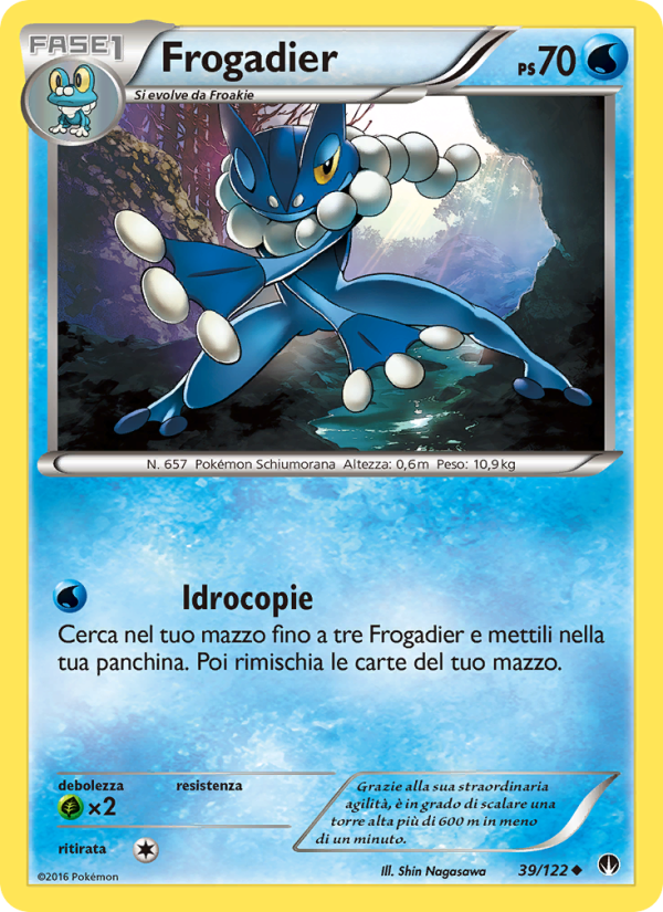 Frogadier 039/126 — BREAKpoint (Italian Pokémon TCG card)