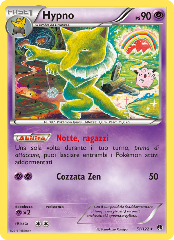Hypno 051/126 — BREAKpoint (Italian Pokémon TCG card)