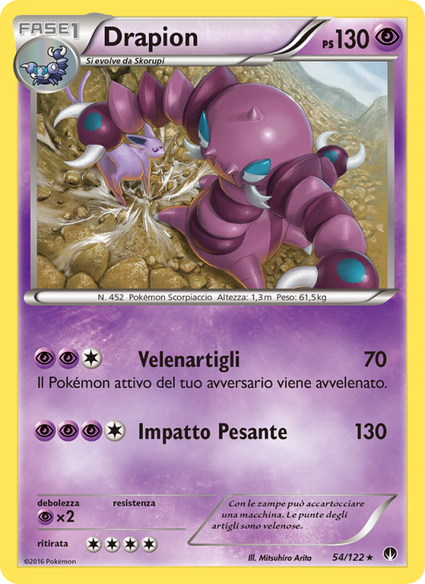 Drapion 054/126 — BREAKpoint (Italian Pokémon TCG card)