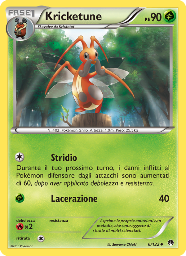 Kricketune 006/126 — BREAKpoint (Italian Pokémon TCG card)
