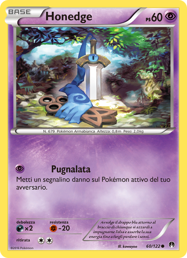 Honedge 060/126 — BREAKpoint (Italian Pokémon TCG card)