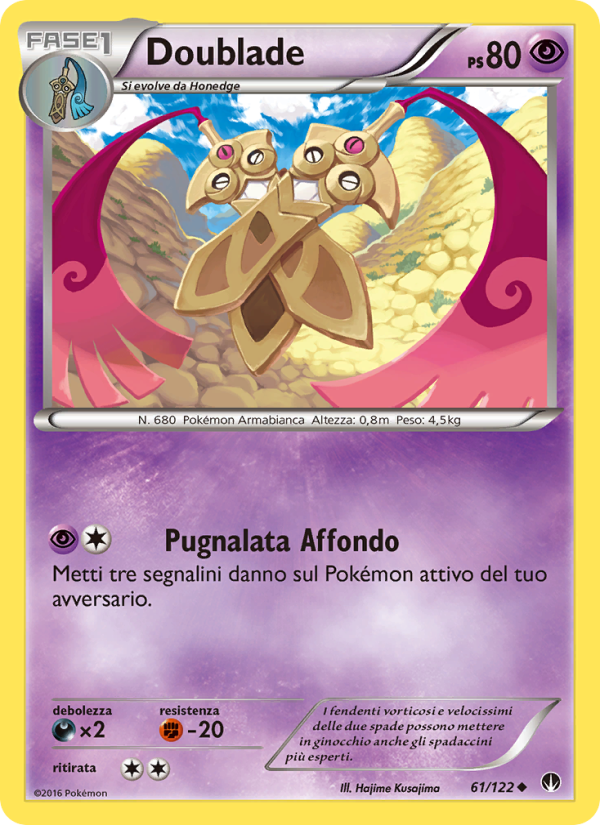 Doublade 061/126 — BREAKpoint (Italian Pokémon TCG card)