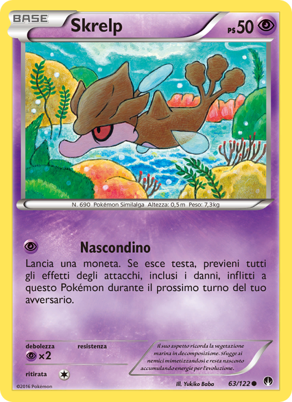 Skrelp 063/126 — BREAKpoint (Italian Pokémon TCG card)