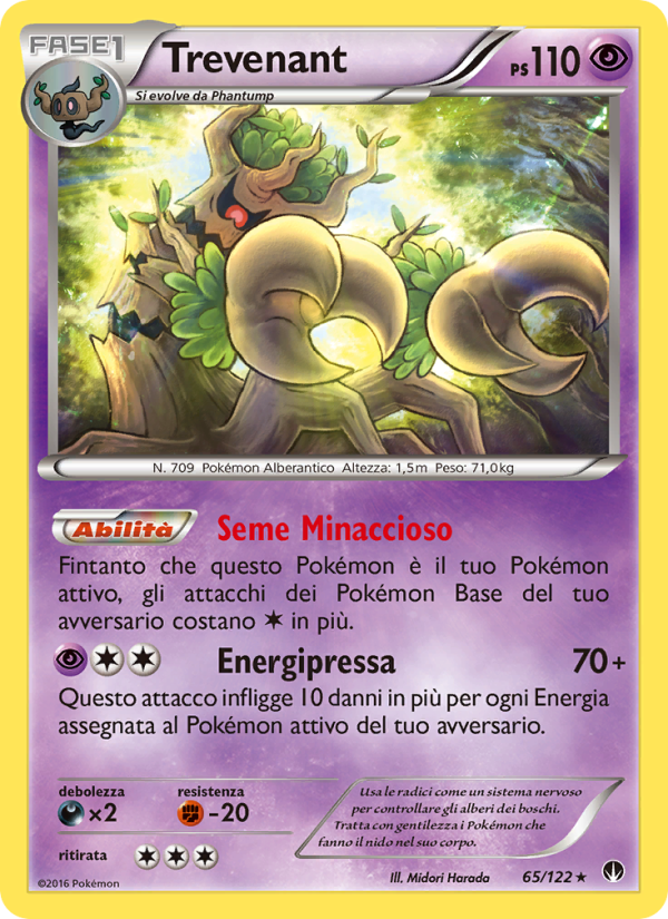 Trevenant 065/126 — BREAKpoint (Italian Pokémon TCG card)