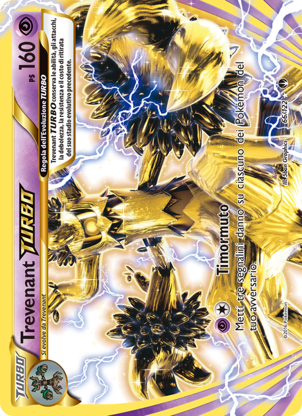 Trevenant TURBO 066/126 — BREAKpoint (Italian Pokémon TCG card)