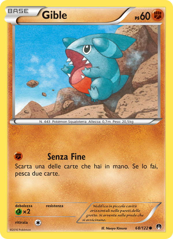 Gible 068/126 — BREAKpoint (Italian Pokémon TCG card)